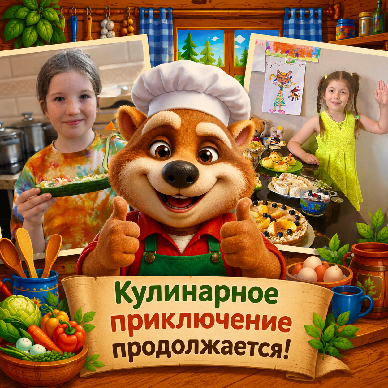 Кулинарное приключение началось!