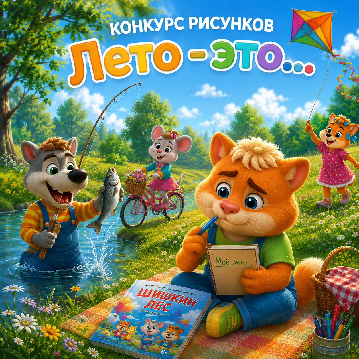 КОНКУРС РИСУНКОВ «ЛЕТО — ЭТО...»
