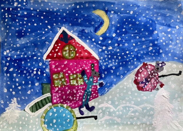 "Катания в снегопад" от Катюши Беннер.