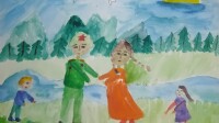 Лиза Шакирова из Перми – и ее прекрасный рисунок.
