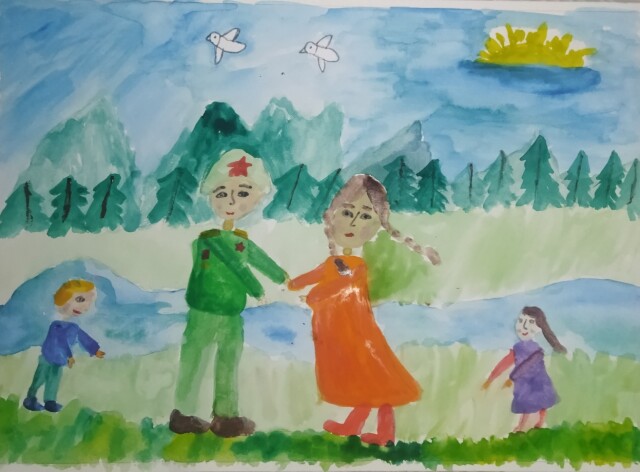 Лиза Шакирова из Перми - и ее прекрасный рисунок.