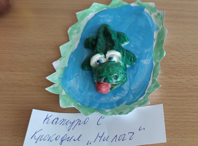 Доброжелательные крокодилы от воспитанников яслей-сада 384       г. Минска.