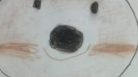 Аня Власова из Орла нарисовала нам мишку. Наверное, это ее друг. :)