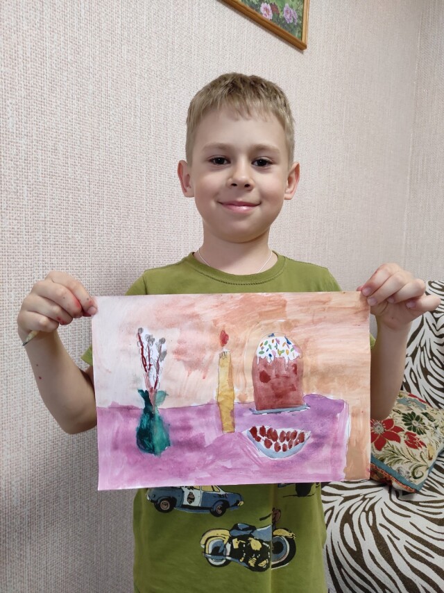 Пасхальный подарок от Ромы Алешечкина из Тольятти.
