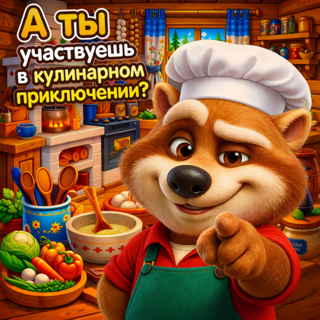 КУЛИНАРНОЕ ПРИКЛЮЧЕНИЕ «ГОТОВИМ С ЕНОТЫЧЕМ»